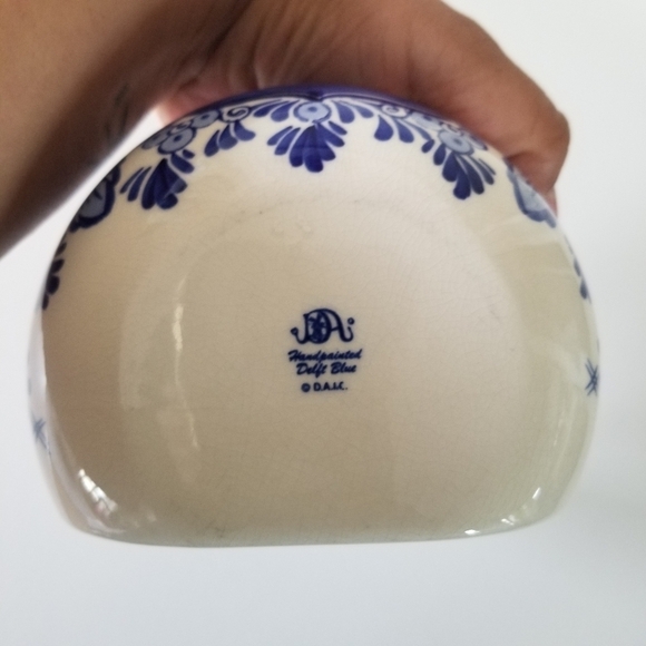 Delft Dutch | Vintage Wall Mount Zout "Salt" Cellar Box - Picture 4 of 7